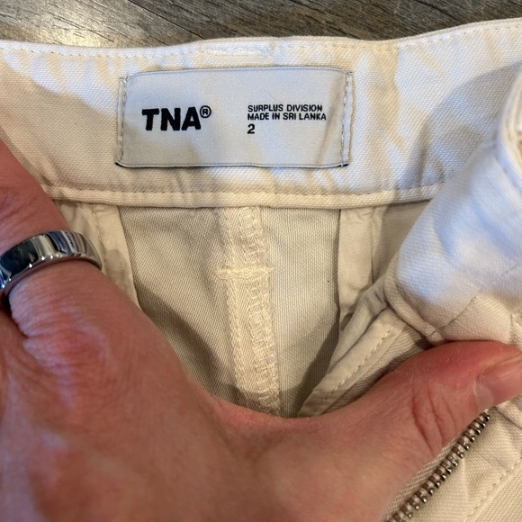 TNA Off-White Cargo Pants - Picture 10 of 12